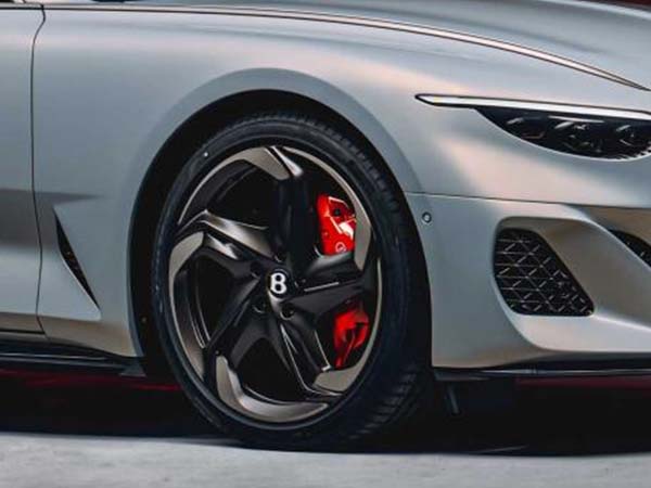 Close up of Bentley Tires