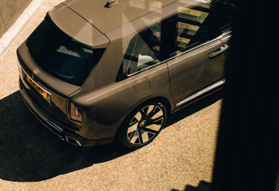 Rolls-Royce cars parked outside