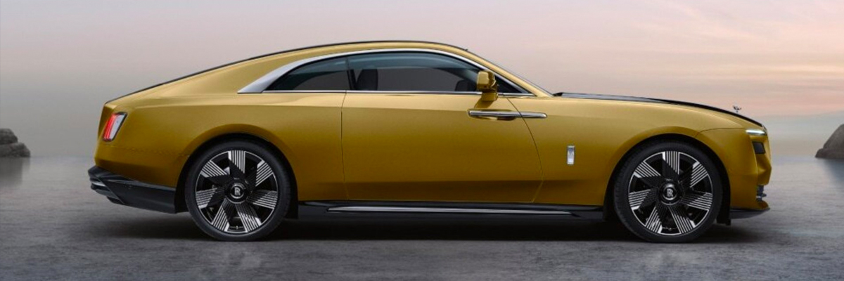 Exterior shot of a Rolls-Royce vehicle.